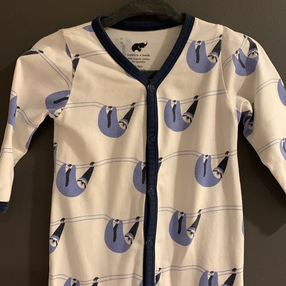 Monica + Andy Coverall Romper size 6-9 months - Picture 2 of 5